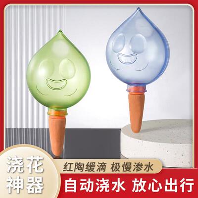 Cross-border Automatic Plant Waterer with Smiley Face Design