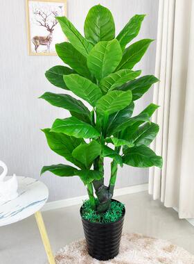 彷真绿色植物室内塑料花彷真花室内彷真绿色植物造景组合假花摆件