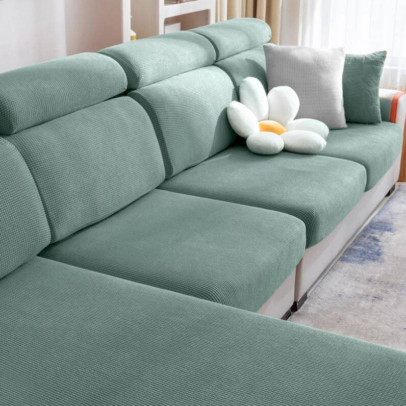 Folding armless sofa bed cover full stretch universal sofa图片