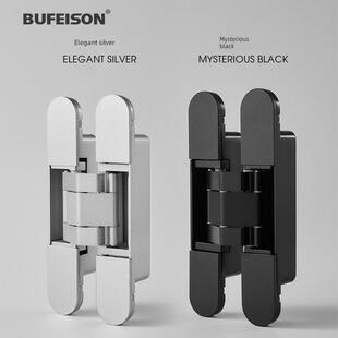 三维可调隐形合页木门暗门房门外开门嵌入式暗装十字隐藏铰炼暗装