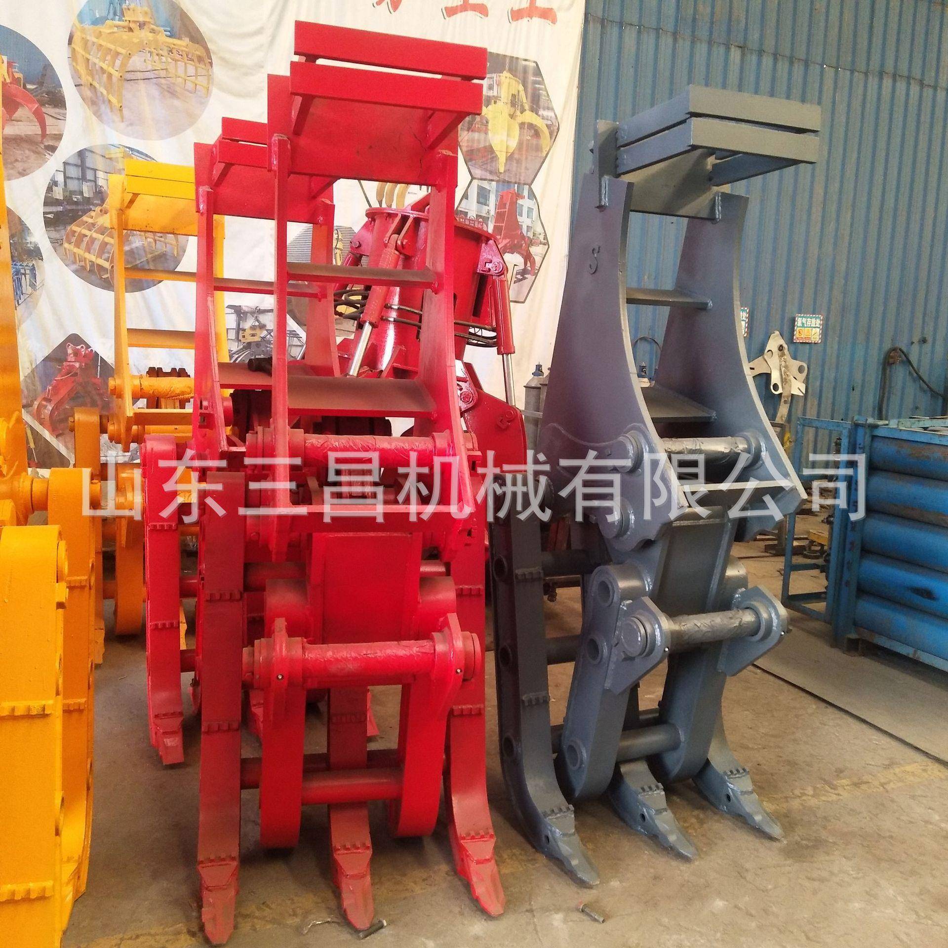 挖掘机改装抓钢机桔瓣抓钳器抓钳器用于废钢抓取液压抓钢机