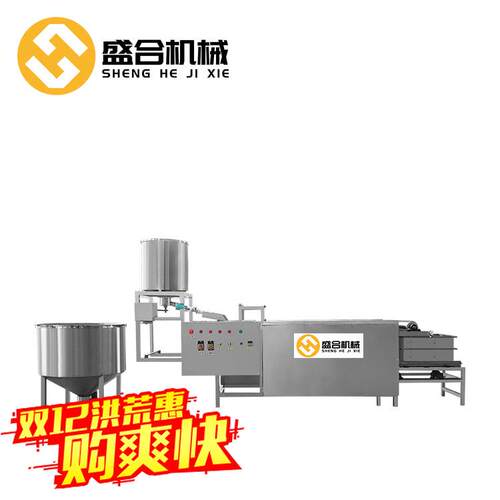 全自动豆腐皮千张机商用一小时制作200斤小作坊豆腐皮机