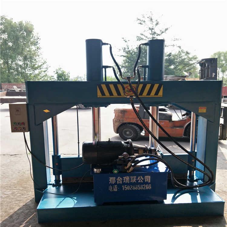 切胶机液压塑料卷立式单刀切料机液压垃圾桶立式切割机