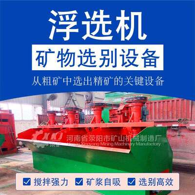 XCF-24充气浮选机 多槽浮选机价格 矿用浮选设备 大型浮选机