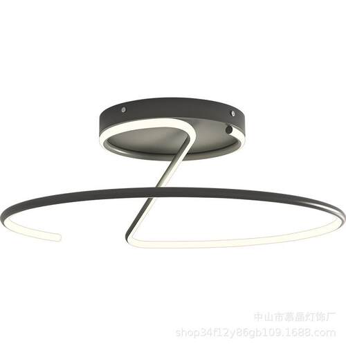 LED卧室吸顶灯极简书房餐厅灯北欧现代简约智能主卧灯具控制超亮