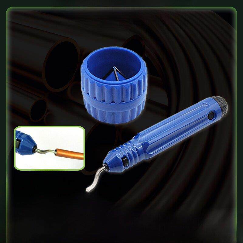 空调铜管倒角器内外铰刀 铝管PVC胶管管口修边刀去毛刺刮刀ct-208