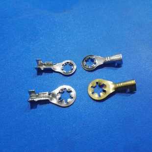 5.2太阳接地片3.2地环接线扣 ∮4.2梅花接线片宽边本色 DJ4305