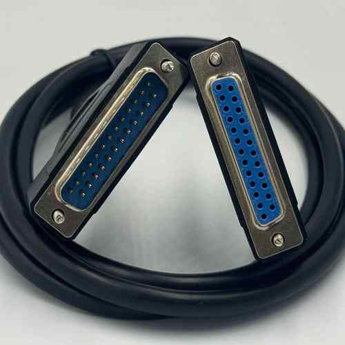 DB25针连接线加粗DB25延长线公对公母对母并口电脑打印数据连接线