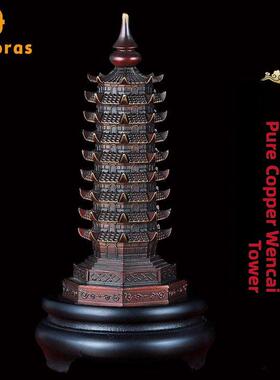 文昌大厦饰品13楼纯铜9楼13楼书房书桌办公装饰工艺品礼盒