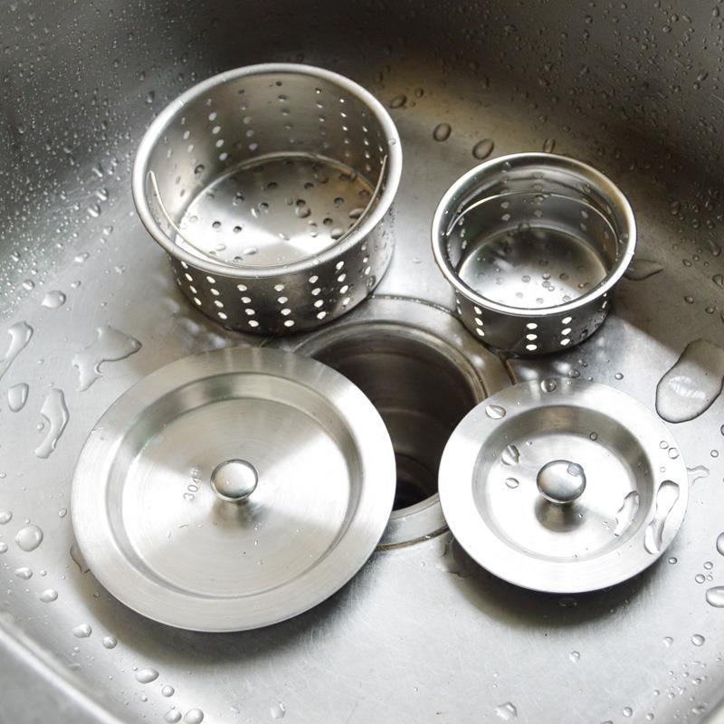 *水槽漏斗厨房水槽洗菜盆过滤网洗碗水池不锈钢地漏道提笼盖器*