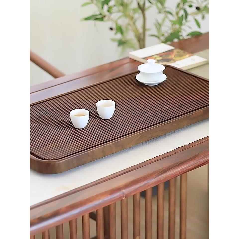 整块高端茶盘实木135824简家用排水小型公干泡台办室茶海茶易功夫