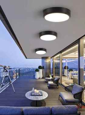 时尚现计代铝材吸虫顶灯15圆-20㎡覆盖防水AMU防户外形设与冷光色