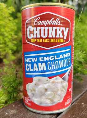 金宝汤块状新英格兰蛤蜊汤 Campbell’s Clam Chowder Soups 505g