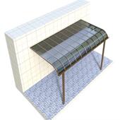 铝合金雨棚屋檐家用户外防雨小院别墅阳台露台棚子遮阳光棚遮阳篷