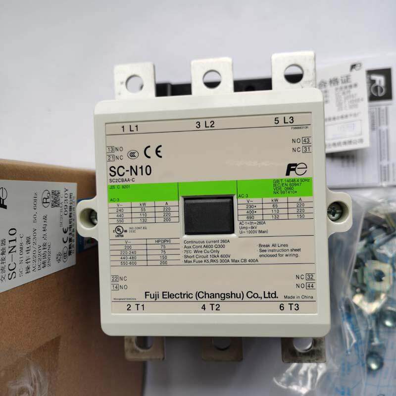 常熟富士交流电磁接触器SC-N10 AC220V原装SC2CBAA-C替代SC-10N