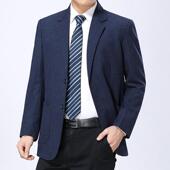 春秋季 XA装 新款 格子单排扣毛西休7 外套 商务闲羊单西修身 中年男士