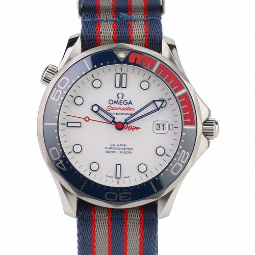 指挥官007[9.8新]欧米茄海马自动机械男表212.32.41.20.04.001