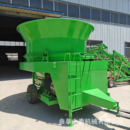 羊场圆草EGZ盘碎草机电动转桶牛式秆粉碎机130型圆筒稻铡秸揉一体