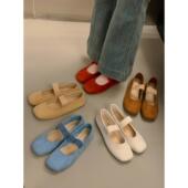 仙女风温柔芭蕾单鞋 配裙子方头浅口玛0128r 法式 女2026春秋季 新款