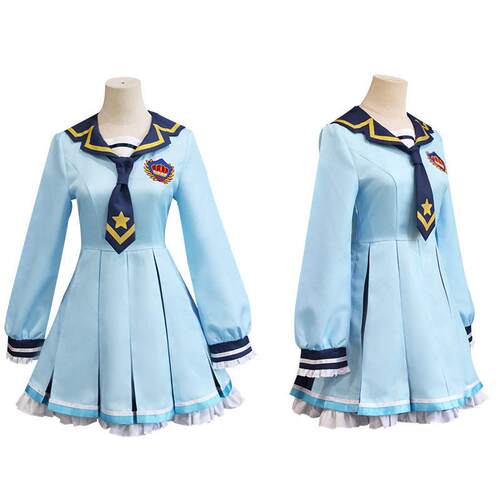 偶像活动虹野梦cos蓝色校服cosplay二次元角色扮演服套装女款