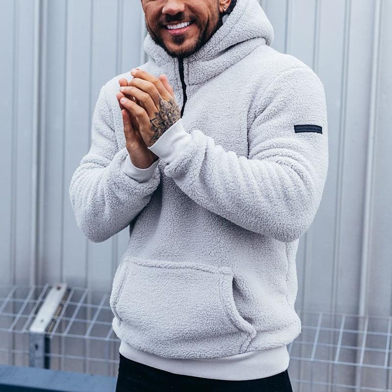 Plush sports everyday mens jacket and sweatshirt