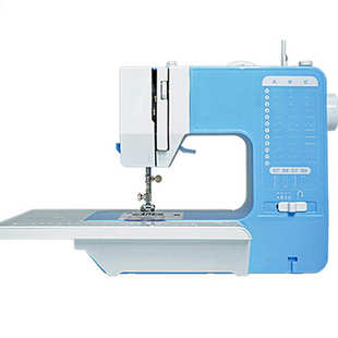 友立佳738热销家用缝纫机迷你便携式 锁边订扣眼吃厚家用缝纫