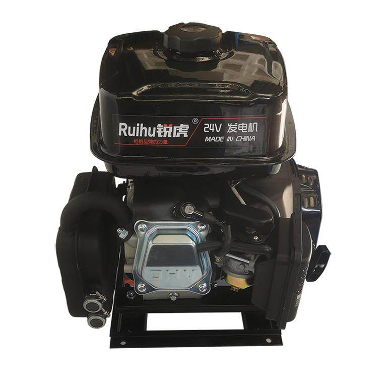 虎4V车2发电机24V车用汽油驻发电机锐货车汽4KW24V油发电机遥控自