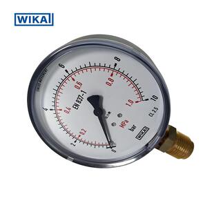 WIKA威卡波登管压力表,铜合金材质 标准版 型号111.10