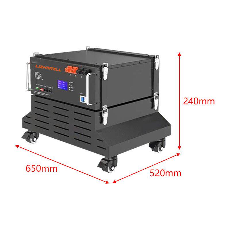 51.2v100ah家庭储能系统磷酸铁锂太阳能基站备用能源机架堆叠电池