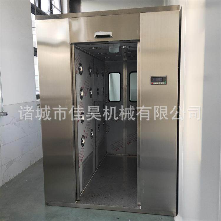 无菌车间不锈钢单人自动风淋室厂房净化双人双吹风淋室风淋通道
