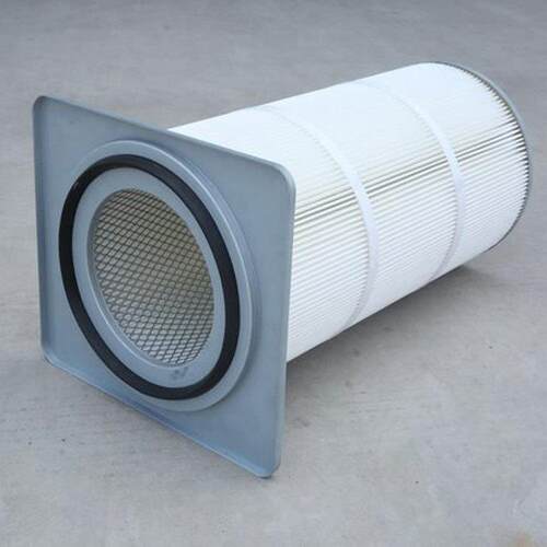 方盖聚酯长纤维无纺布除尘滤筒自洁式过滤器空气滤筒350×660