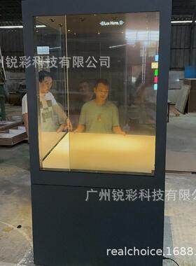 OLED透明屏提供全国展柜厂贴屏幕AR博物馆展柜VR文博展柜触摸互动