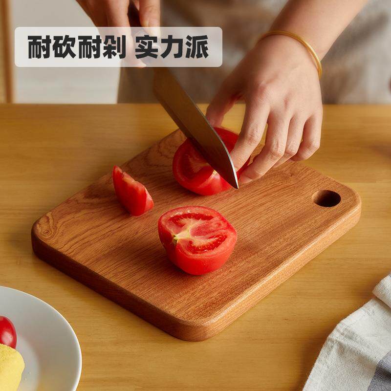 宝宝砧板实木切菜板檀木实用家用水果厨房案板多功能天然乌檀木