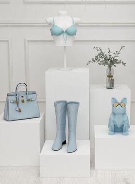 装饰品摄影道具影楼产拍照立方体儿童蹈拍摄木墩服店摆台白色方块