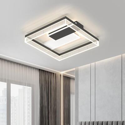 客厅吸顶灯现代简约大气意式轻奢极简大厅主灯新款中山灯具