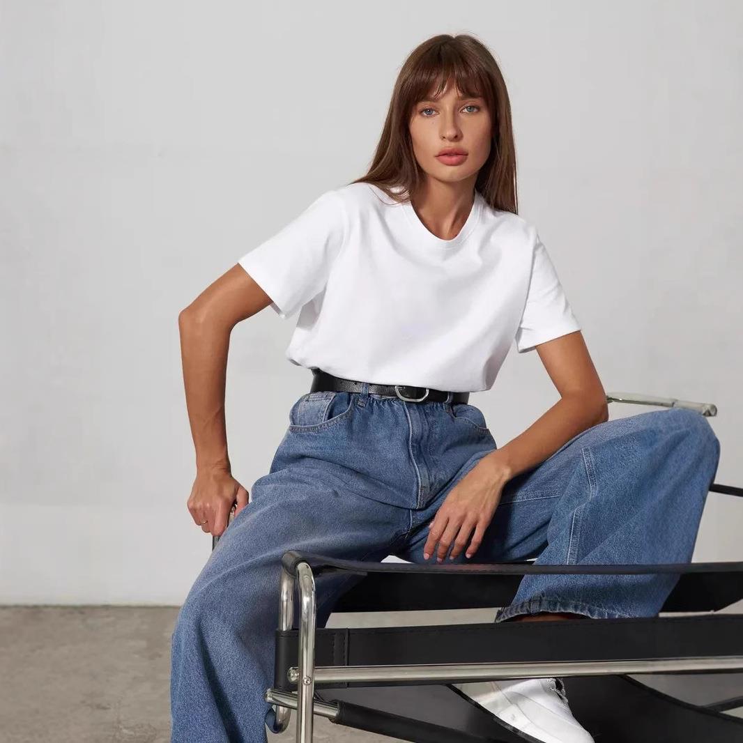 Garment Dyed Sleeve Tee Short Boyfriend