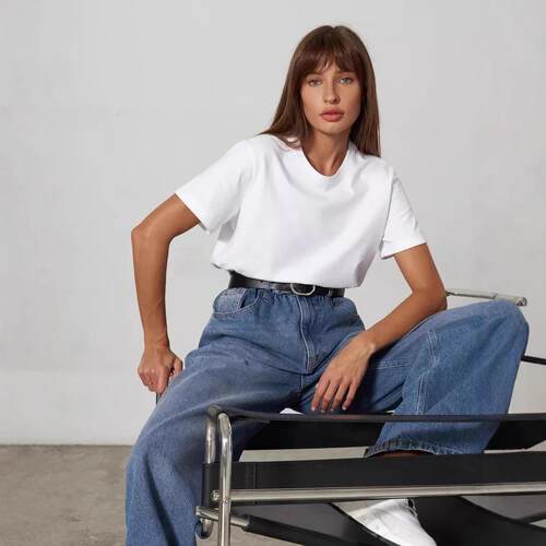 Garment Dyed Sleeve Tee Short Boyfriend