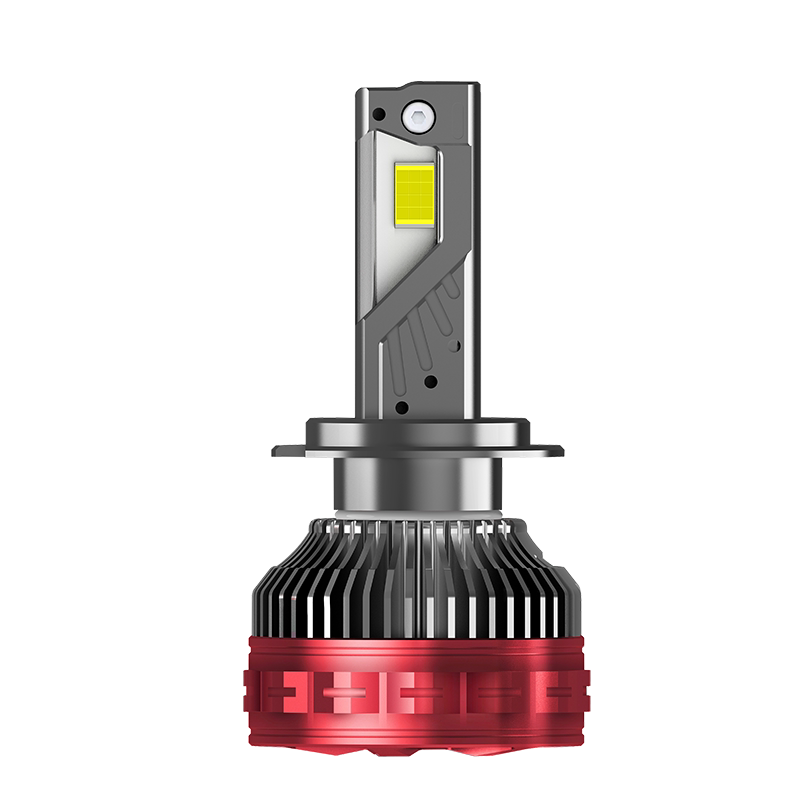4300K暖黄光汽车led大灯h7h1激光9005超亮聚光透镜h4远近一体100W
