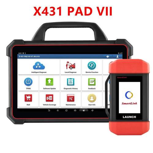 LaunchX431Padvii7汽车诊断扫描仪Ecu在线编程海外版国标版