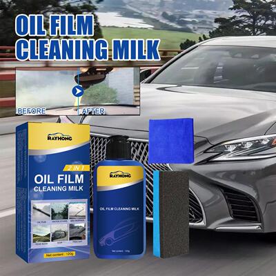Rayhong 2-in-1 Car Oil Film Cleaner, Windshield and Window S