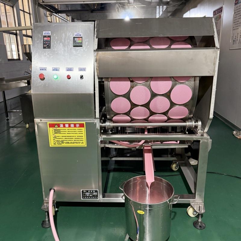 逸品商用数控操作千层蛋皮机自动上浆可丽饼皮机毛巾卷设备