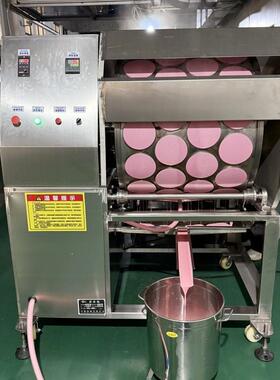 逸品商用数控操作千层蛋皮机自动上浆可丽饼皮机毛巾卷设备