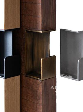 9C隐形拉手嵌门入式移门隐藏柜推拉ELM嵌门衣柜内式式把手隐形门