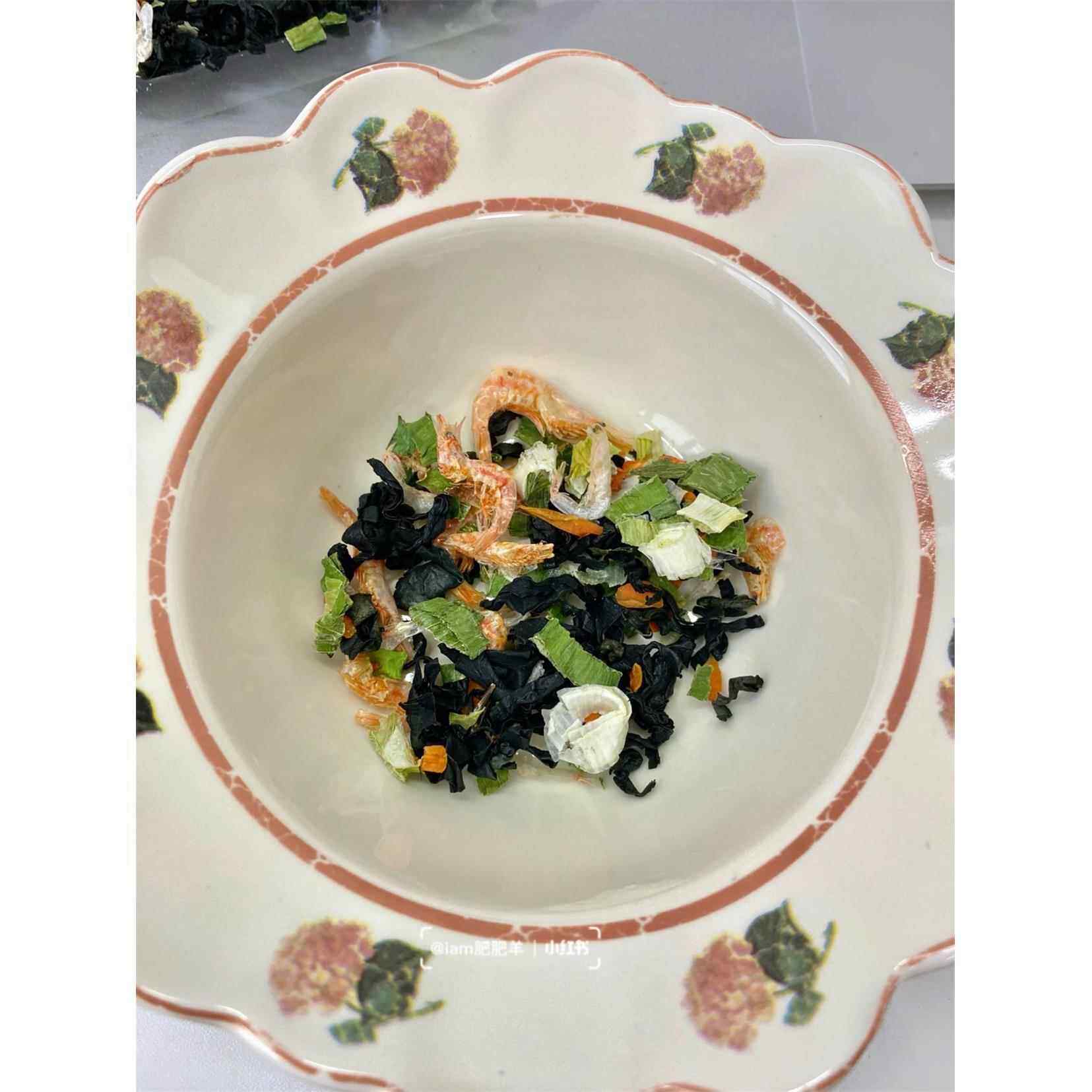 裙带菜速食汤包虾皮海带汤冲泡即食小包袋装海藻味增汤料低脂宿舍