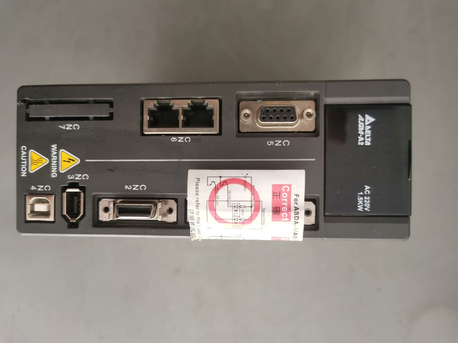 全新台达伺服驱动器ASD-A2-1521-M，1.5KW，拆