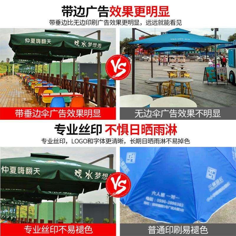 莫家户外遮阳伞商用大型太阳伞庭院罗马伞岗亭广告可印LOGO摆摊