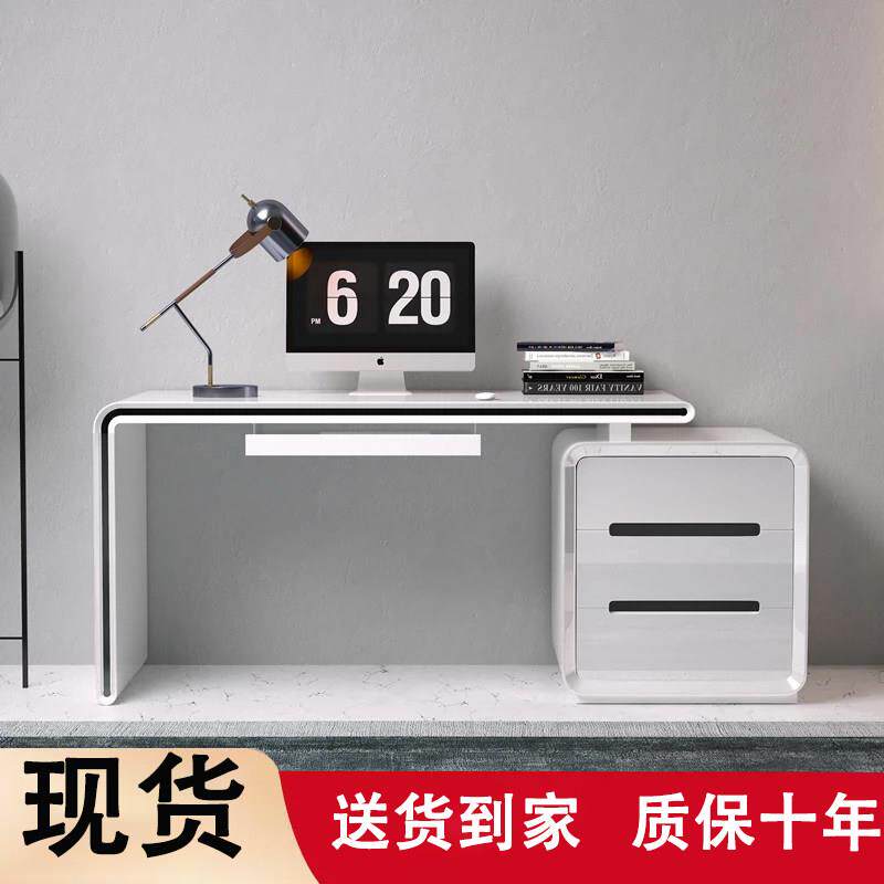 电脑桌台式卧室家用笔记本小户型双人简易口腔医院烤漆办公书桌