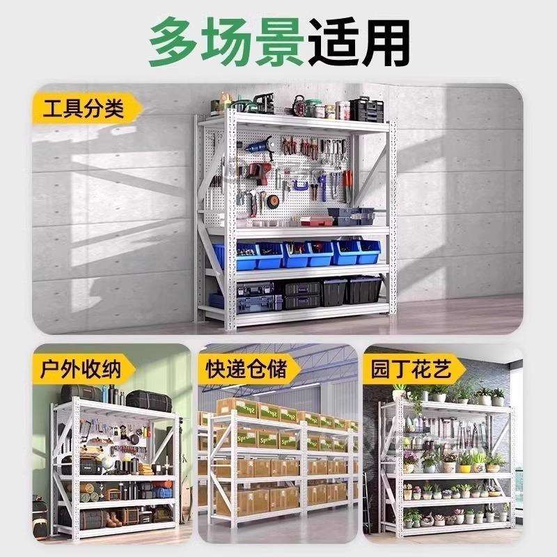 彩色家用货架置物架客厅阳台多层落地收纳架仓库超市物品存放架