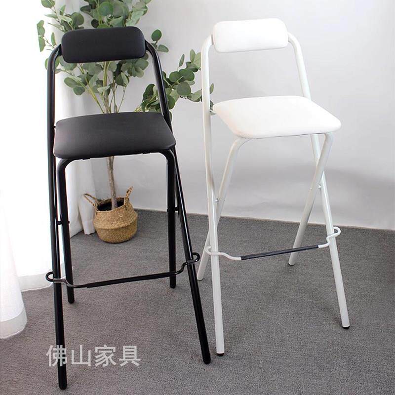 鹏音阳台厨房便携用椅吧台高脚椅简约靠背椅户外钓鱼凳懒人家用折叠椅配件