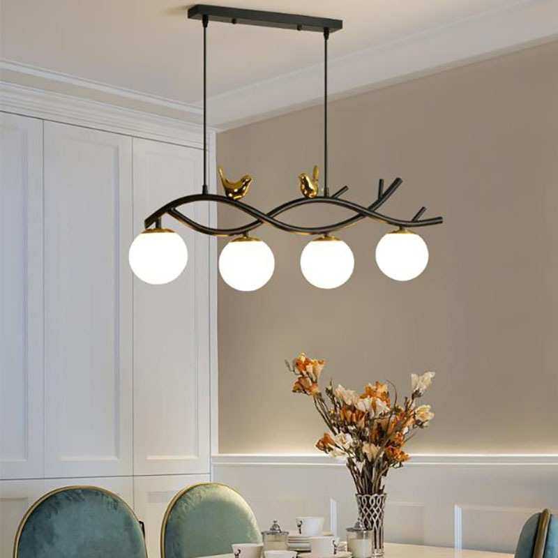 北欧小鸟设计灯餐厅吊灯厂家直销现代简约创意吧台饭厅长条餐桌灯,家装灯饰光源,客厅吊灯,淘宝优惠券,粉丝福利购,淘宝优惠卷